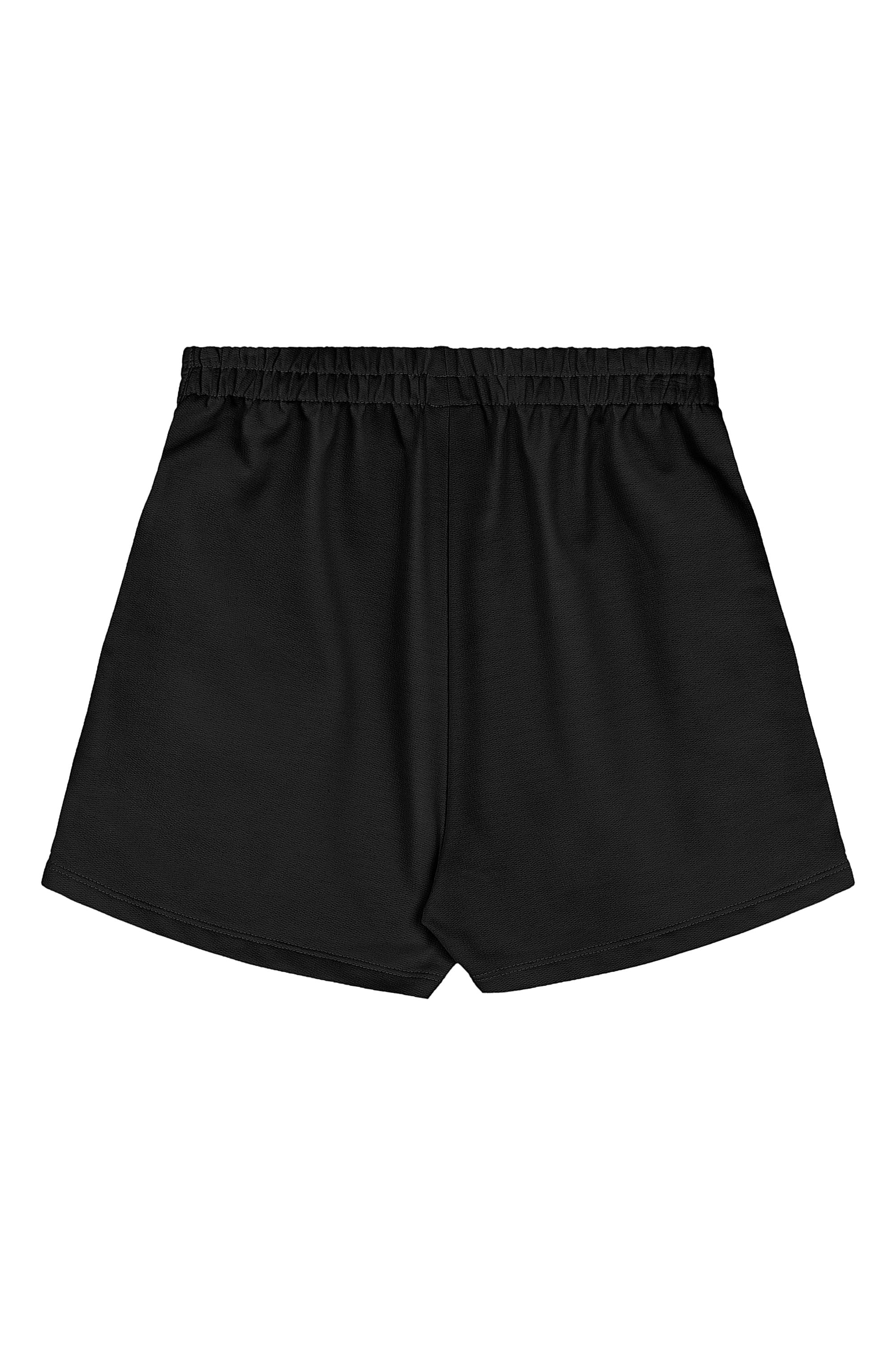 Conjunto Juvenil com Blusa e Short em Moletom para Menina (Preto) Gloss - Imagem 18